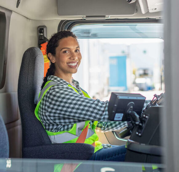 Female HGV Driver